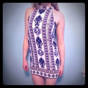Abstract print charlotte russe mini dress